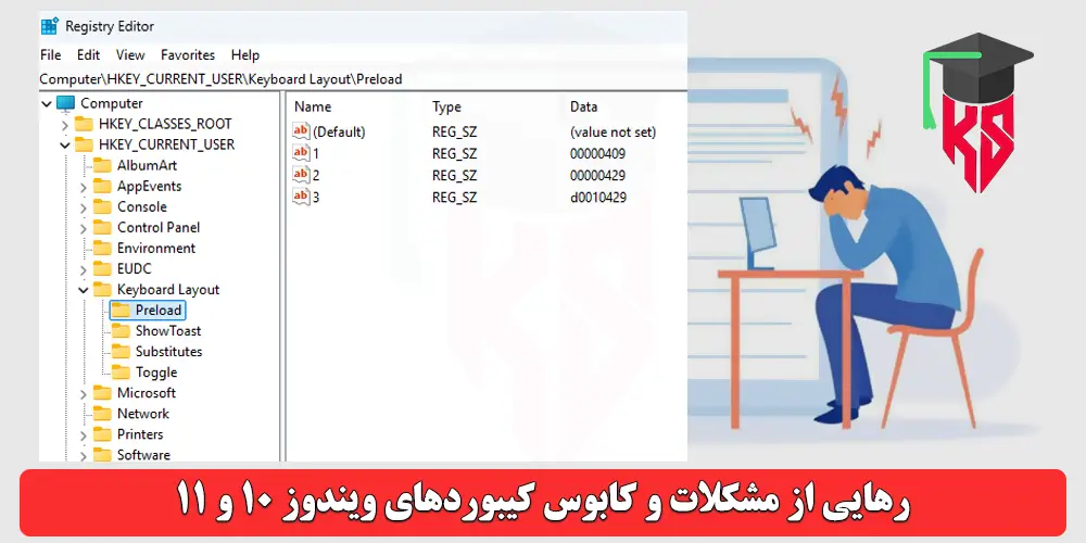 رهایی از کابوس و مشکلات تغییر زبان در کیبورد های ویندوز 10 و 11